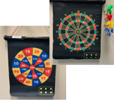 Double-sided target dartboard