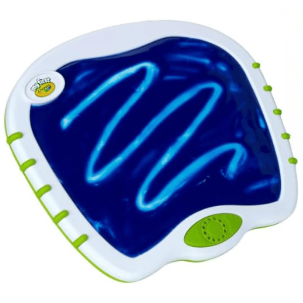 Mess free light up drawing pad