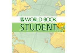 World Book Student on a map