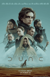 5 men and 3 women Dune movie poster