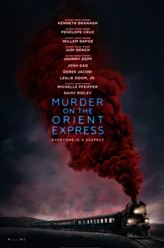 Train moving on a track Murder on the Orient Express Movie poster Everyone is welcome
