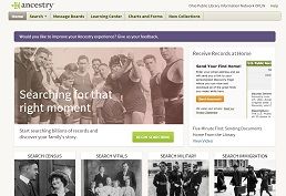 Ancestry.com screenshot