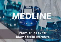 3 beakers Medline premier index for biomedical literature