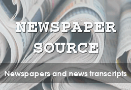 newspapers rolled Newspaper source newspapers and news transcripts