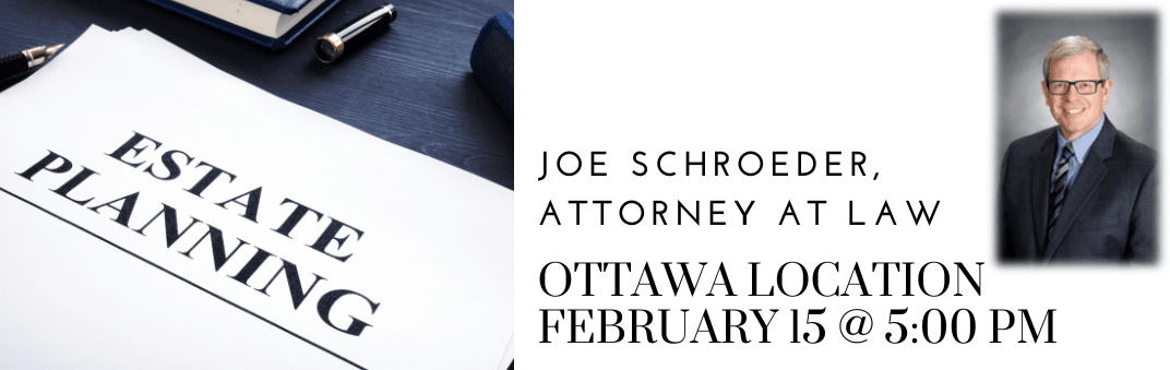 paper pen joe schroeder attorney at law ottawa location february 15 @ 5:00 pm
