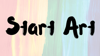 rainbow colors start art